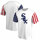 Men's Chicago White Sox Fanatics Branded Stars & Stripes T-Shirt White FengYun,baseball caps,new era cap wholesale,wholesale hats